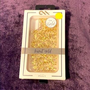 Casemate iphone X “karat gold” phonecase